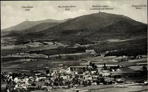 Ak Arnbruck im Bayerischen Wald Oberpfalz, Gesamtansicht