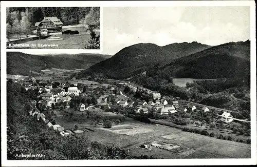 Ak Antweiler an der Ahr, Panorama, Kinderheim d. Bayerwerke