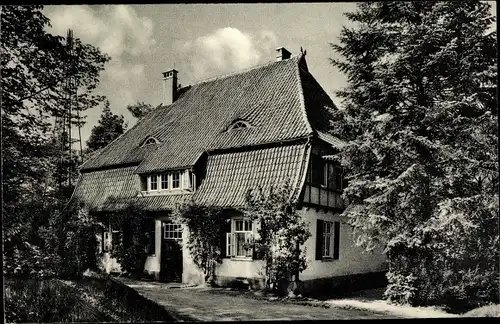 Ak Bispingen im Heidekreis, Müttergenesungsheim Wacholderhof, Straßenansicht