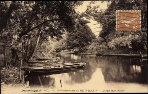 Ak Dennemont Yvelines, Hotel-Restaurant du Vieux Moulin