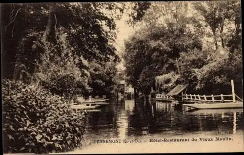 Ak Dennemont Yvelines, Hotel-Restaurant du Vieux Moulin