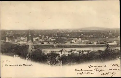 Ak Le Vésinet Yvelines, Panorama
