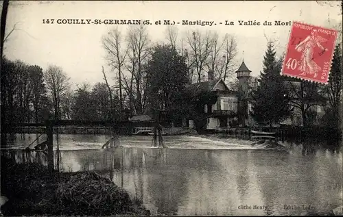 Ak Saint Germain les Couilly Seine et Marne, La Vallee du Morin