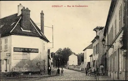 Ak Couilly Seine et Marne, Rue de Coulommiers