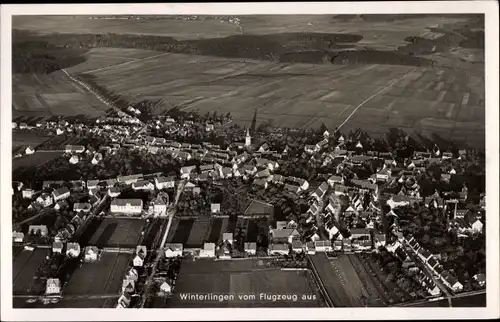 Ak Winterlingen Schwäbische Alb, Fliegeraufnahme vom Ort