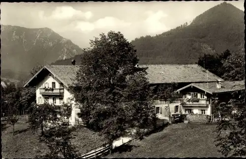 Ak Fischbachau in Oberbayern, Kallerhof, Totalansicht, Rhomberg, Breitenberg