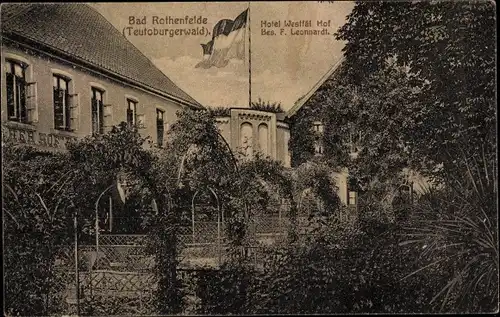 Ak Bad Rothenfelde am Teutoburger Wald, Hotel Westfäl. Hof