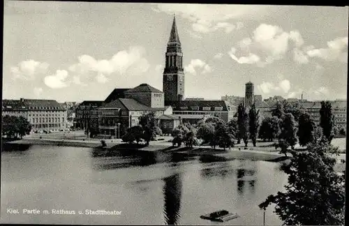 10 alte Ak Kiel in Schleswig Holstein, diverse Ansichten