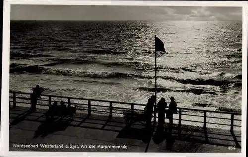 10 alte Ak Westerland auf Sylt, diverse Ansichten