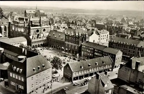 10 alte Ak Lübeck in Schleswig Holstein, diverse Ansichten