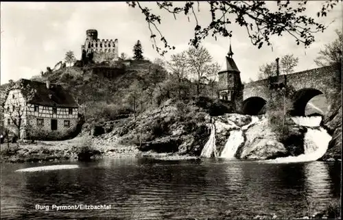 10 alte Ak Bad Pyrmont in Niedersachsen, diverse Ansichten