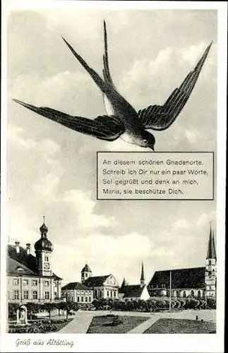 10 alte Ak Altötting in Bayern, diverse Ansichten