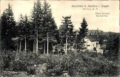 9 alte Ak Altenberg Erzgebirge, diverse Ansichten