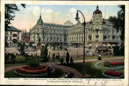 10 alte Ak Wiesbaden, diverse Ansichten