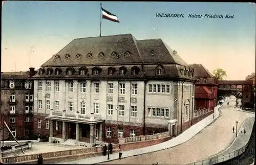 10 alte Ak Wiesbaden, diverse Ansichten