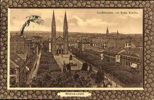 10 alte Ak Wiesbaden, diverse Ansichten