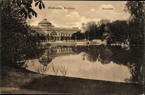 10 alte Ak Wiesbaden, diverse Ansichten