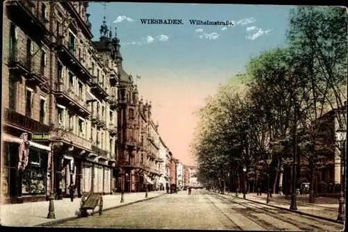 10 alte Ak Wiesbaden, diverse Ansichten