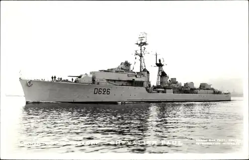 Foto Ak Französisches Kriegsschiff, Chevalier Paul, D 626