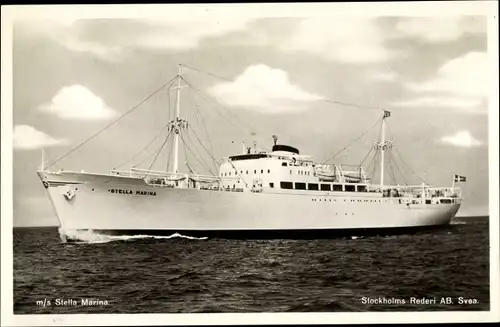 Ak Dampfer MS Stella Marina, Stockholms Rederi Ab Svea