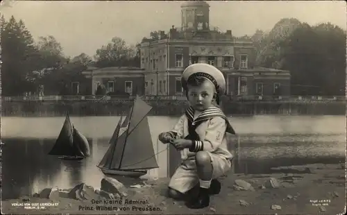 Ak Der kleine Admiral, Prinz Wilhelm von Preußen, Liersch 1946