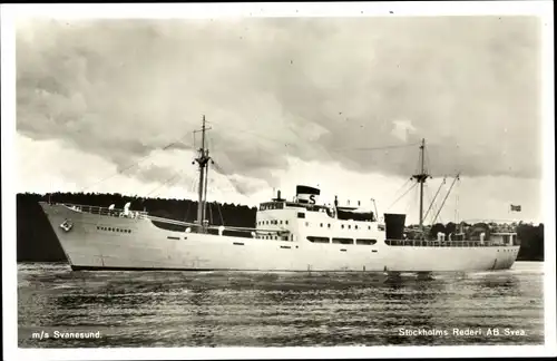 Ak Dampfer MS Svanesund, Stockholms Rederi Ab Svea