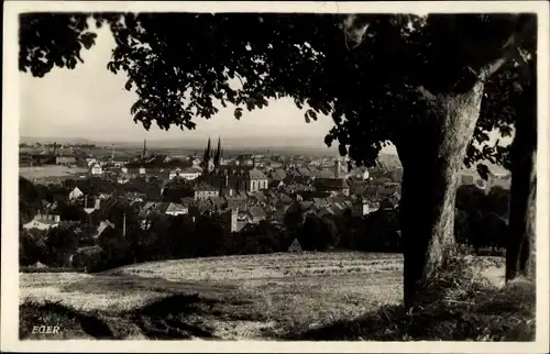 Ak Cheb Eger Region Karlsbad, Gesamtansicht