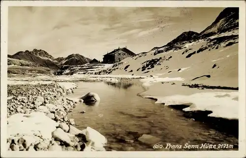 Ak Neustift im Stubaital in Tirol, Franz Senn Hütte