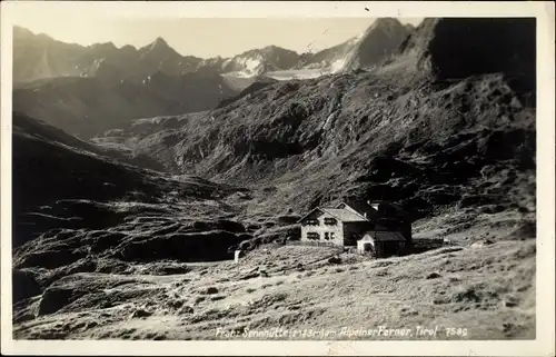 Ak Neustift im Stubaital in Tirol, Franz Senn Hütte am Alpeiner Ferner