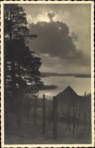 Foto Barlinek Berlinchen Neumark Ostbrandenburg, Blick auf den See