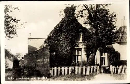 Foto Ak Schiermonnikoog Friesland Niederlande, Oud geveltje