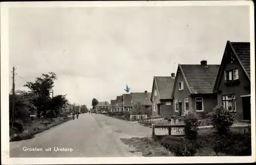 Ak Ureterp Friesland Niederlande, Straßenpartie