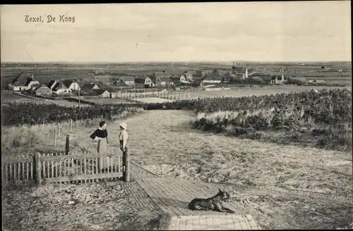 Ak De Koog Texel Nordholland Niederlande, Panorama