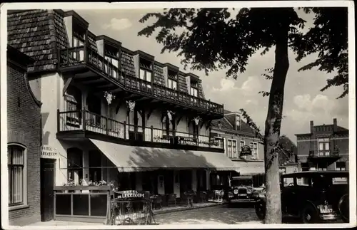 Ak Den Burg Texel Nordholland Niederlande, Groeneplaats, Insulo Tekselo, Verda Placo