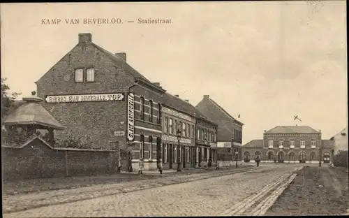 Ak Beverloo Beverlo Beringen Flandern Limburg Niederlande, Statiestraat