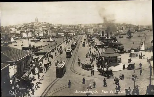 Ak Konstantinopel Istanbul Türkei, Pont de Galata