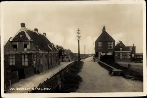 Ak Colijnsplaat Zeeland, Bij de Haven