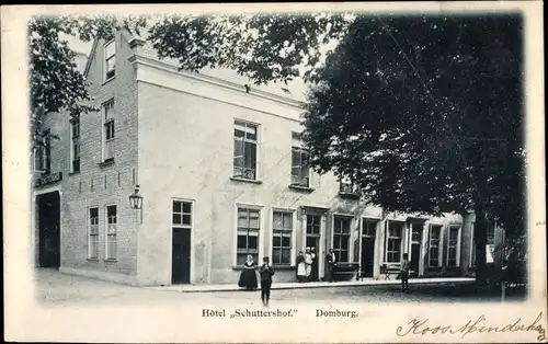 Ak Domburg Veere Zeeland Niederlande, Hotel Schuttershof