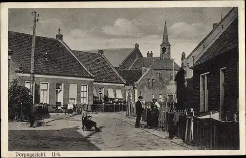 Ak Urk Flevoland Niederlande, Dorpsgezicht