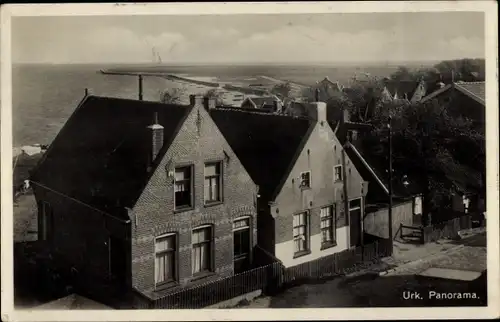 Ak Urk Flevoland Niederlande, Panorama