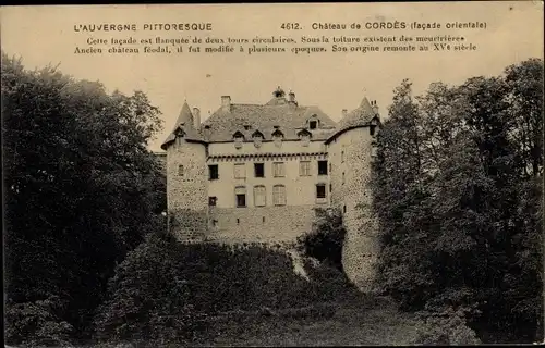 Ak Orcival Puy de Dôme, Chateau de Cordes