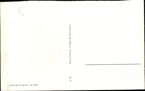 Ak Berchtesgaden in Oberbayern, Watzmann, Ort