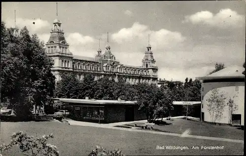 Ak Bad Wildungen in Nordhessen, Am Fürstenhof