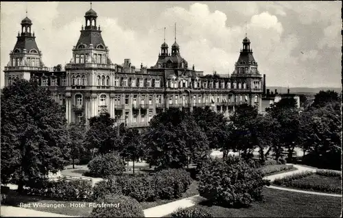 Ak Bad Wildungen in Nordhessen, Hotel Fürstenhof