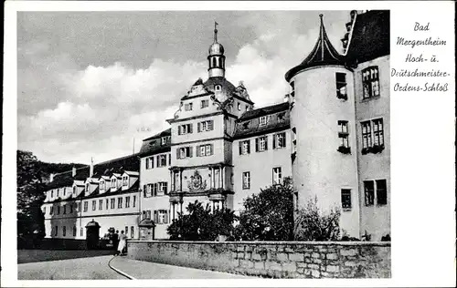 Ak Bad Mergentheim in Tauberfranken, Hoch- u. Deutschmeister Ordensschloss