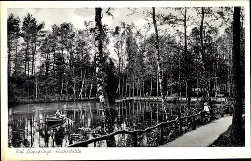 Ak Bad Lippspringe in Westfalen, Fischerhütte