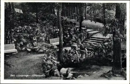 Ak Bad Lippspringe in Westfalen, Jordanquelle