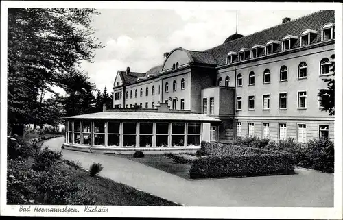 Ak Pömbsen Bad Driburg in Westfalen, Bad Hermannsborn, Kurhaus