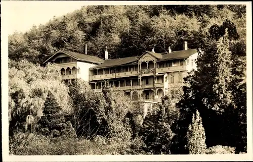 Ak Bad Harzburg in Niedersachsen, Sanatorium am Burgberg, Kuranstalt