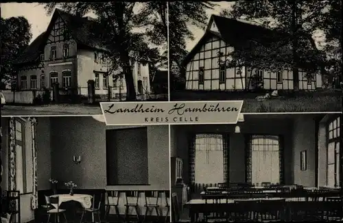 Ak Hambühren in Niedersachsen, Landheim Hambühren, Aussen- und Innenansicht